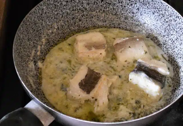 Baccala al verde ricetta