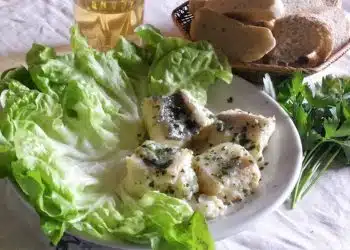 Baccala al verde alla ligure