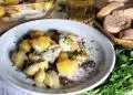 Baccala con patate al forno con patate