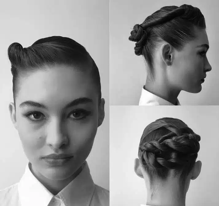 Capelli trecce viso tondo