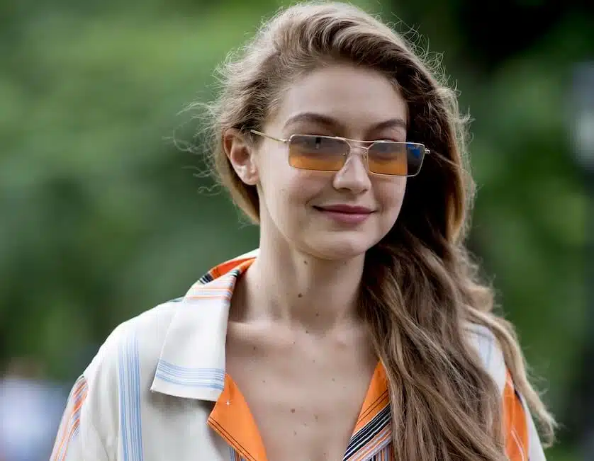 New York street style 2019 Gigi Hadid Capelli