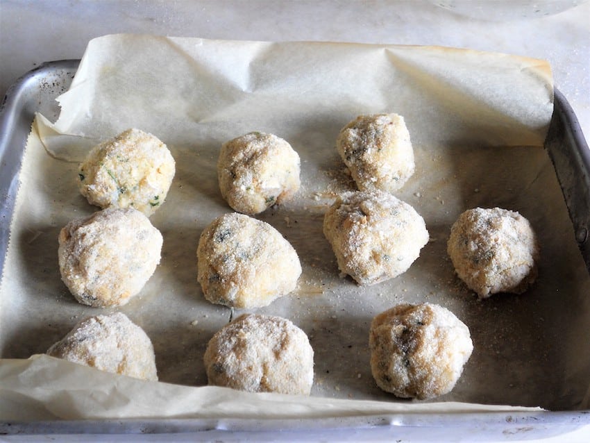 Polpette di baccalà al forno 4