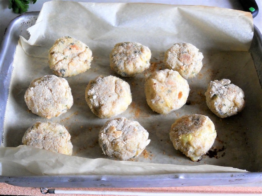 Polpette di baccalà al forno 5