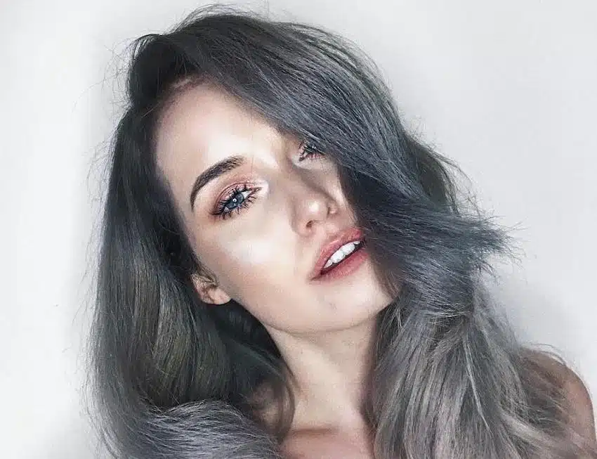make up capelli grigi