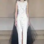 Stéphane Rolland Abito bianco e nero S/S 2019