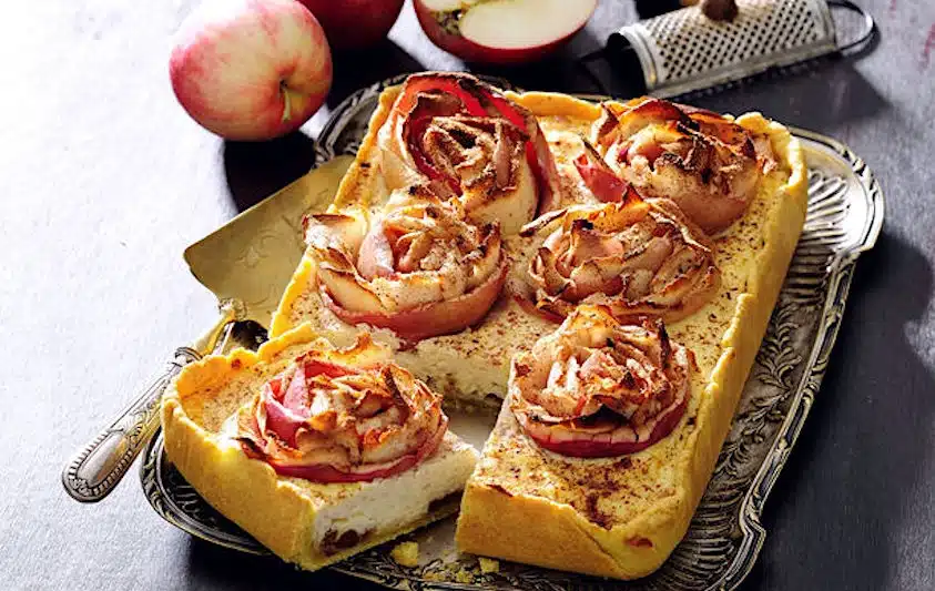 cheesecake mele ricotta