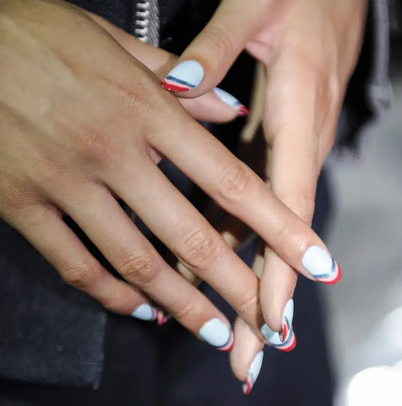 french manicure colorate estate 2019