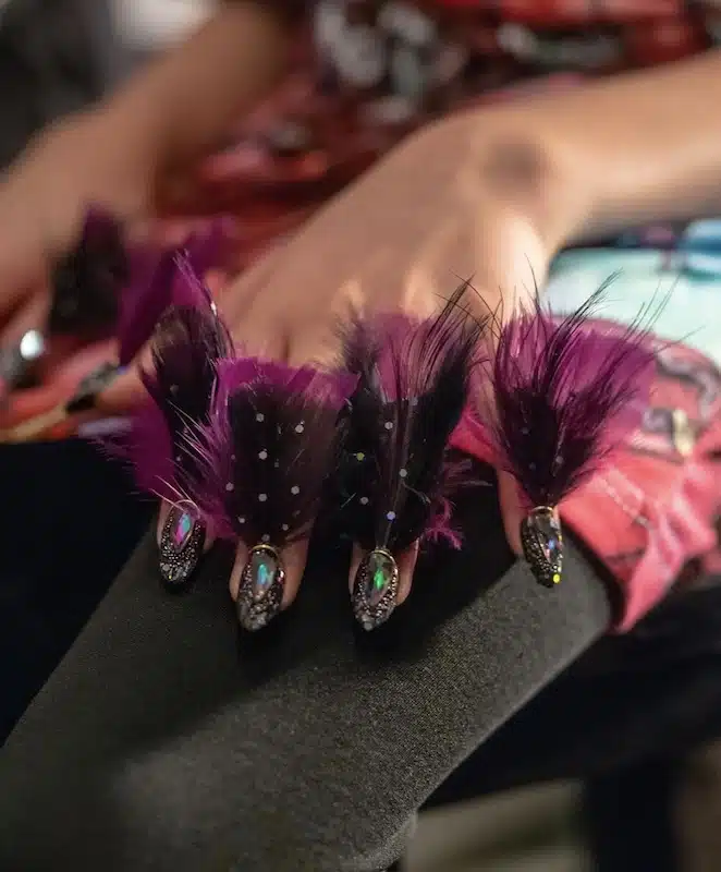nail art unghie gotiche