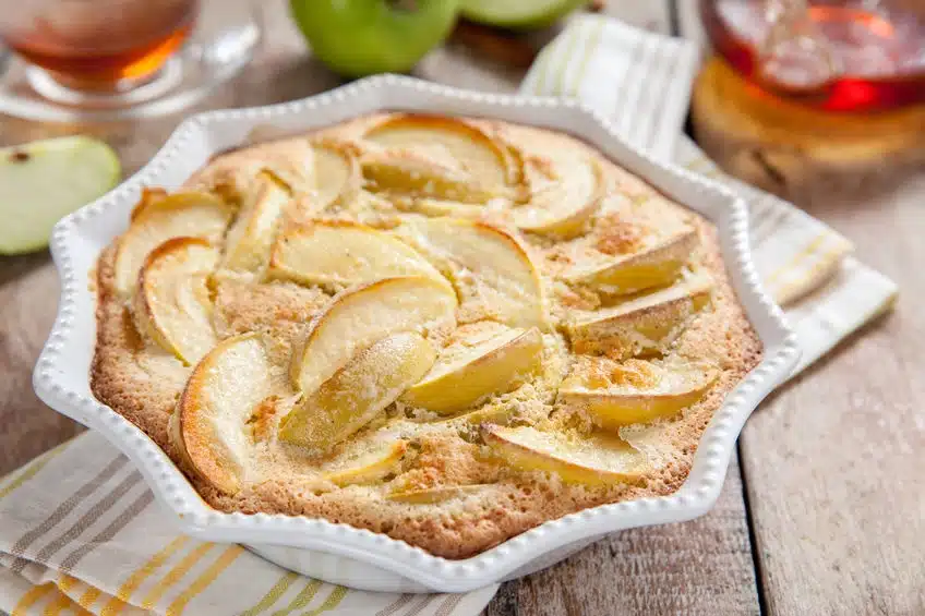 torta di mele cannella