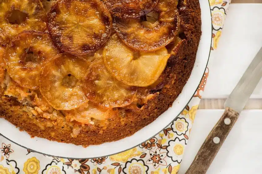 torta di mele rovesciata