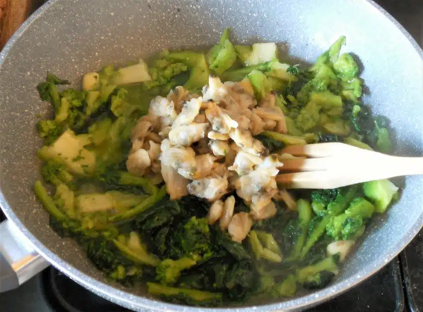 Bucatini alle cime di rapa e vongole veraci 3