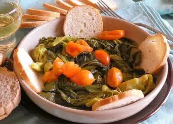 Cime di rapa stufate ricetta pugliese