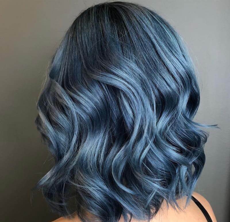 capelli blu primavera estate 2019