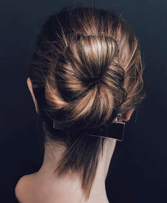 capelli raccolti 2019 chignon messy