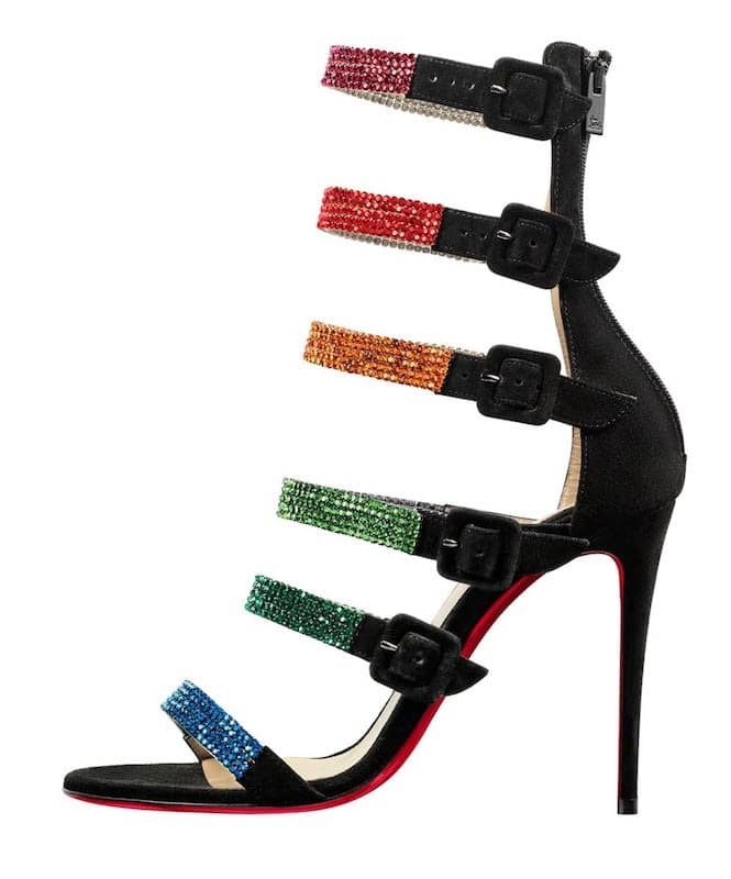 sandali strass louboutin 2019