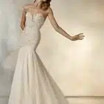Vestito da sposa semisirena Pronovias 2020