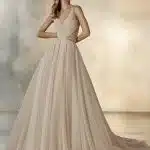 Abito da sposa Beige Pronovias atelier 2020