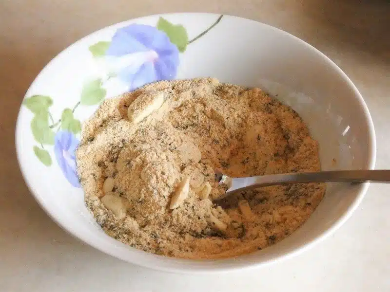 condimento per funghi al forno