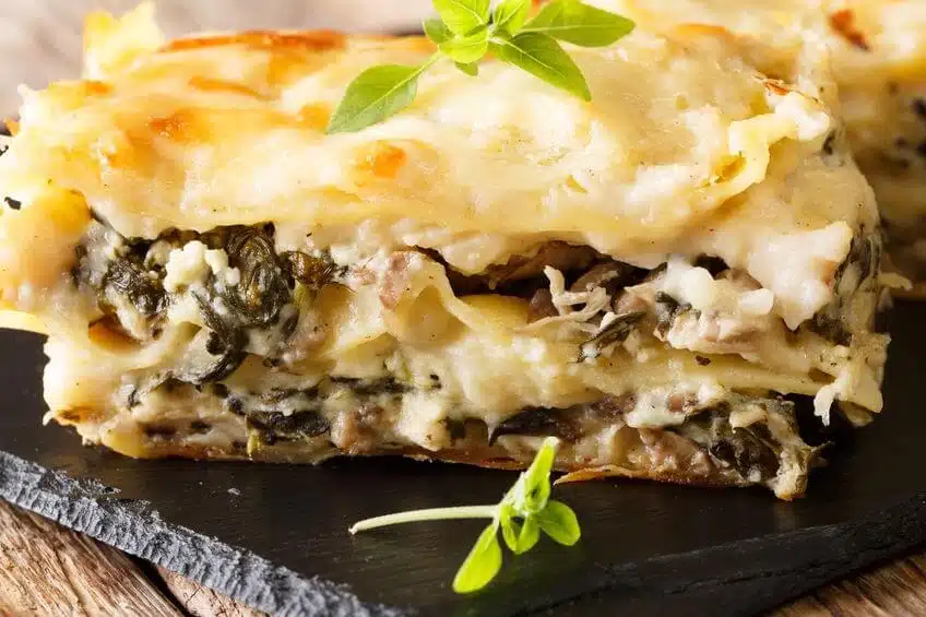 menu pasqua lasagne ai funghi