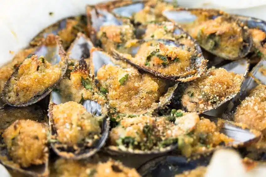 Cozze gratinate ricetta classica