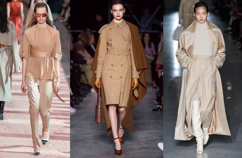 colori moda tendenze inverno 2019-2020-beige