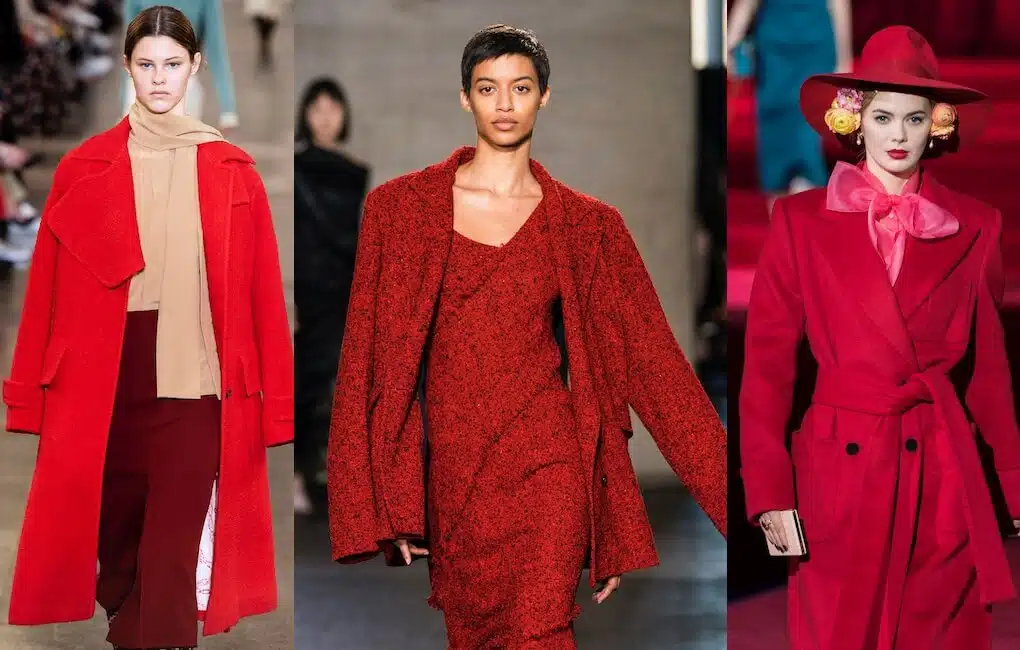 moda autunno inverno 2019 2020-completi rossi