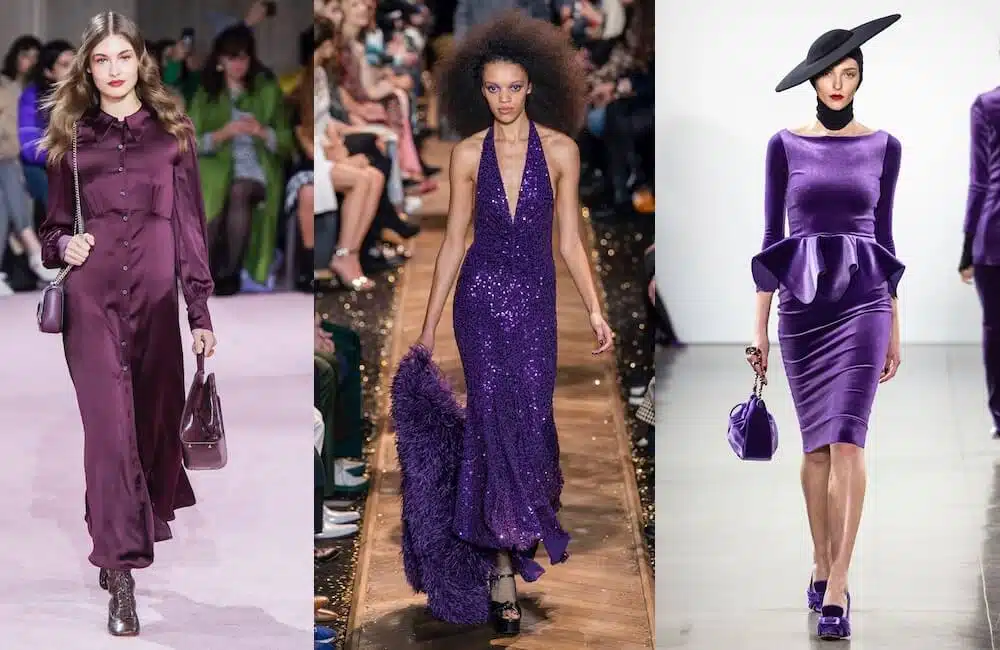 moda inverno 2019 2020-abiti viola