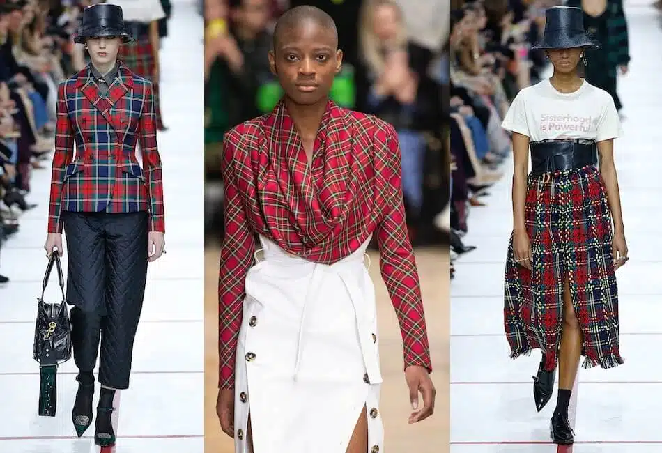 moda inverno 2019-2020 tartan