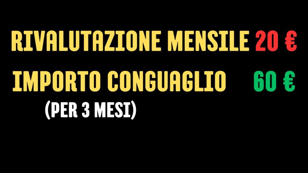 Esempio conguaglio pensioni per rivalutazione