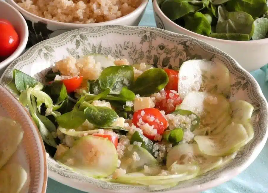 Ricetta Insalata di quinoa light con verdure