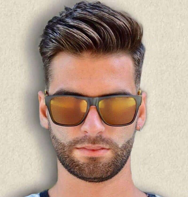 capelli uomo taglio sfumato laterale 2019