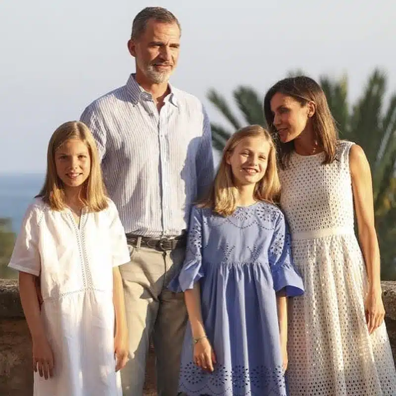 famiglia reale spagnola instagram