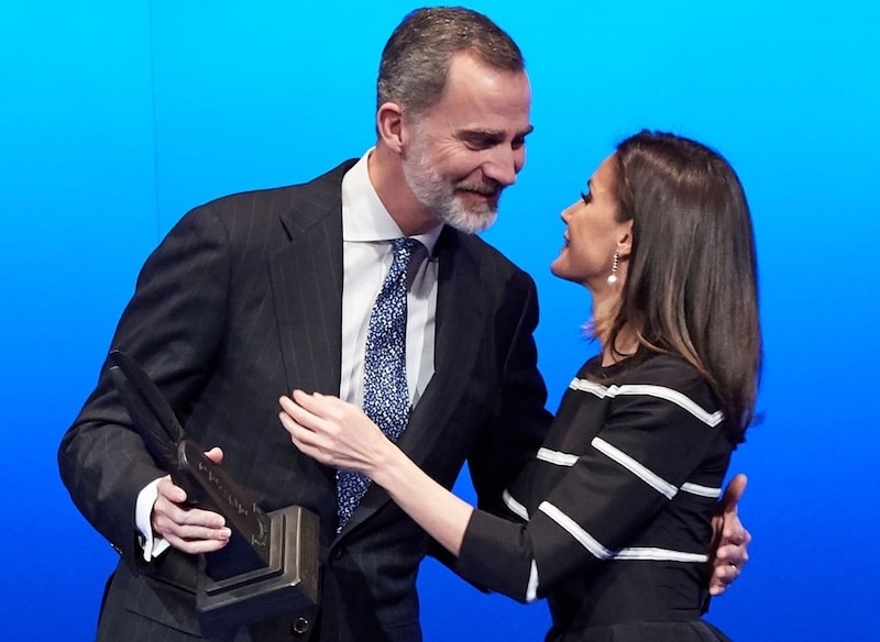 felipe e letizia di spagna febbraio 2018