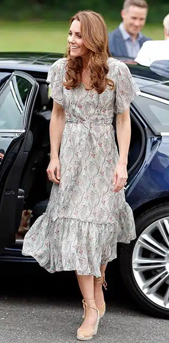 kate-middleton abito lungo estivo 2019