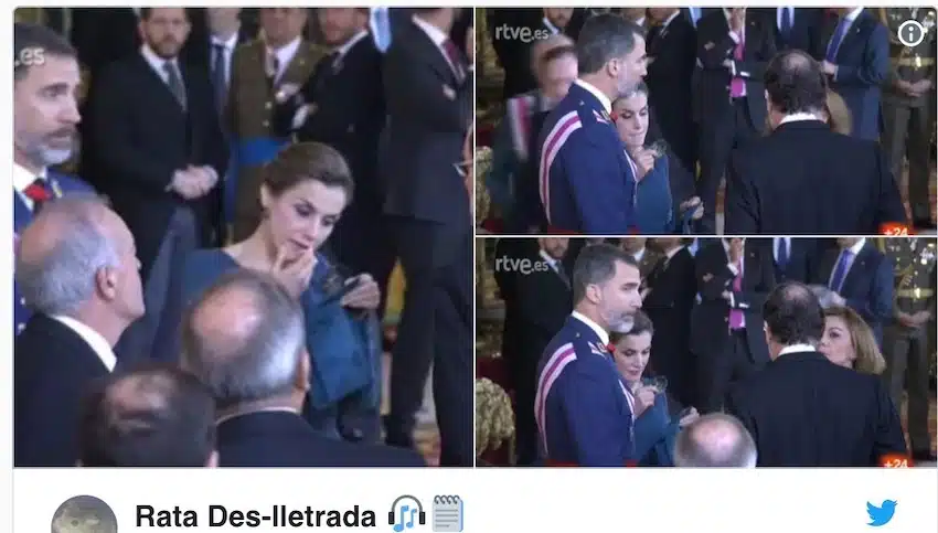 letizia di spagna twitter 2017