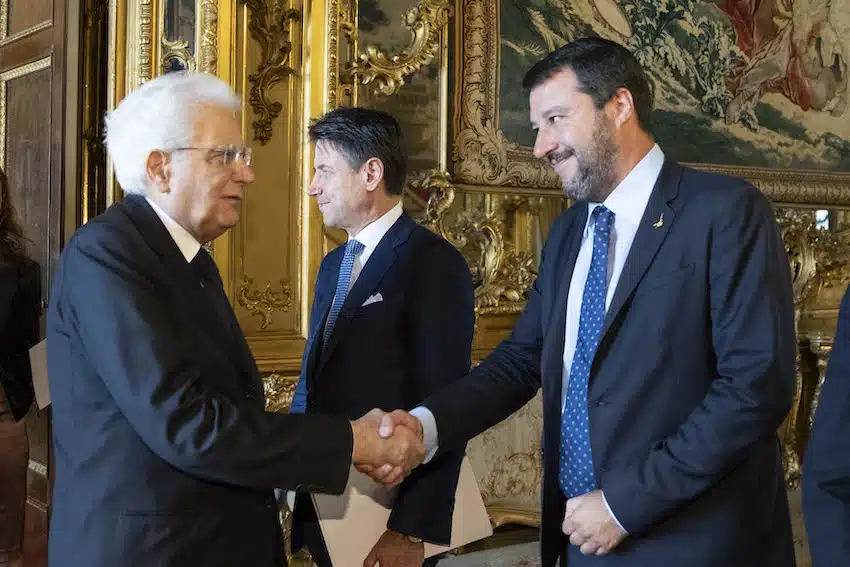 matteo salvini mattarella