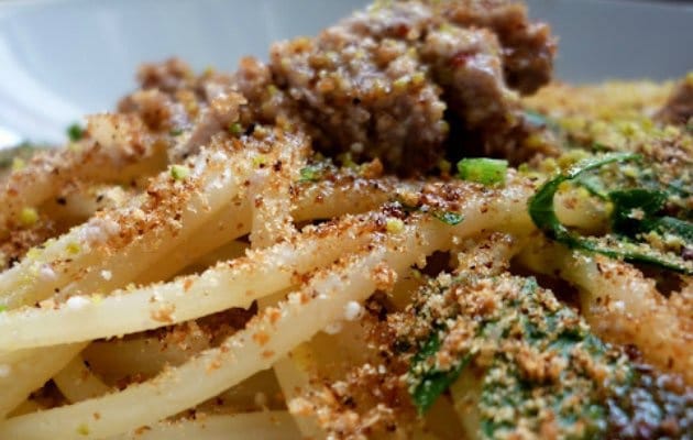 spaghetti con uova di pesce spada