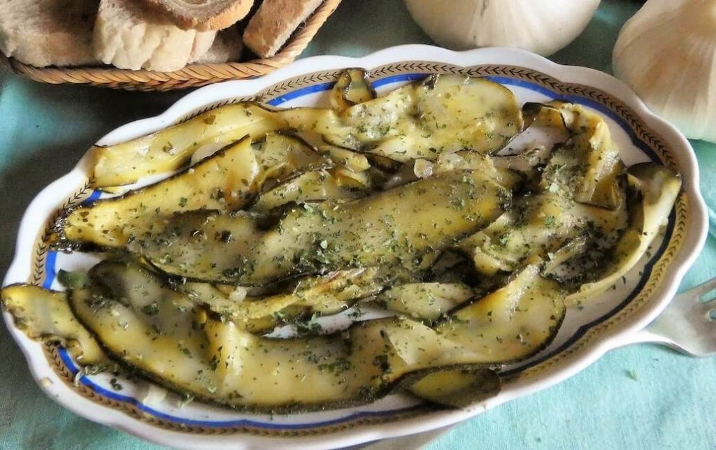 zucchine in padella in agrodolce