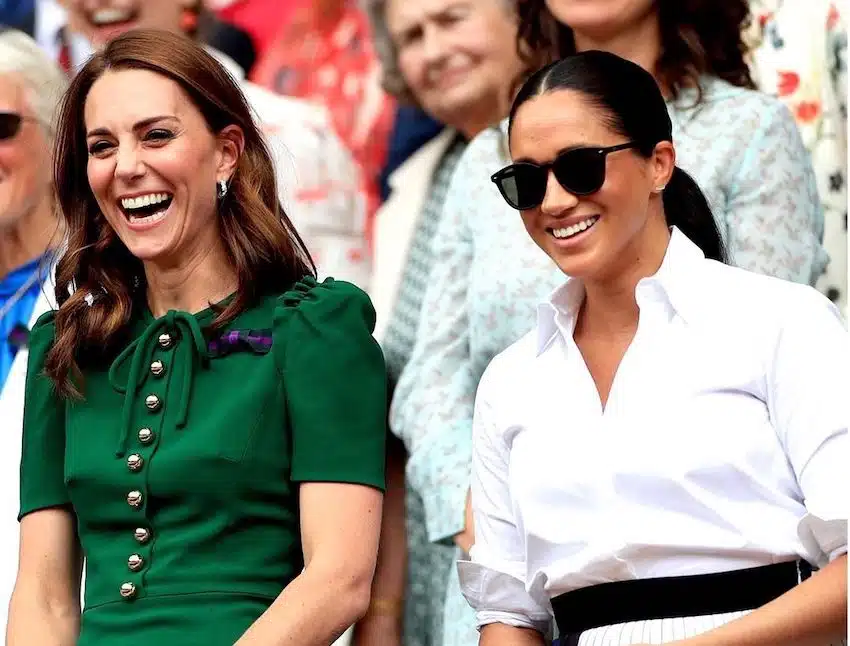Kate middleton meghan markle wimbledon 2019