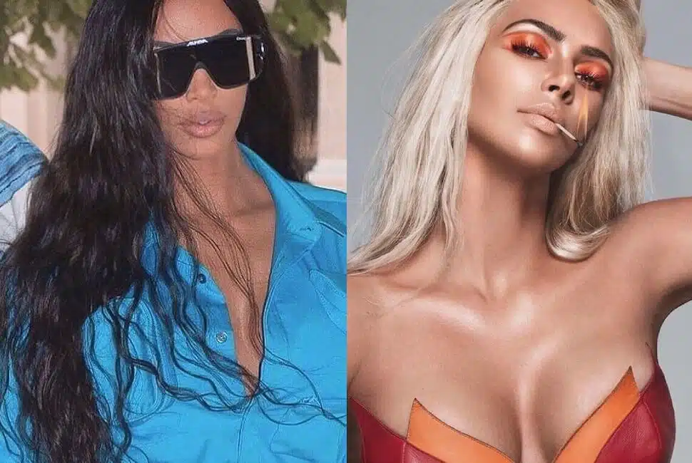 Kim Kardashian capelli Instagram 12 luglio 2019
