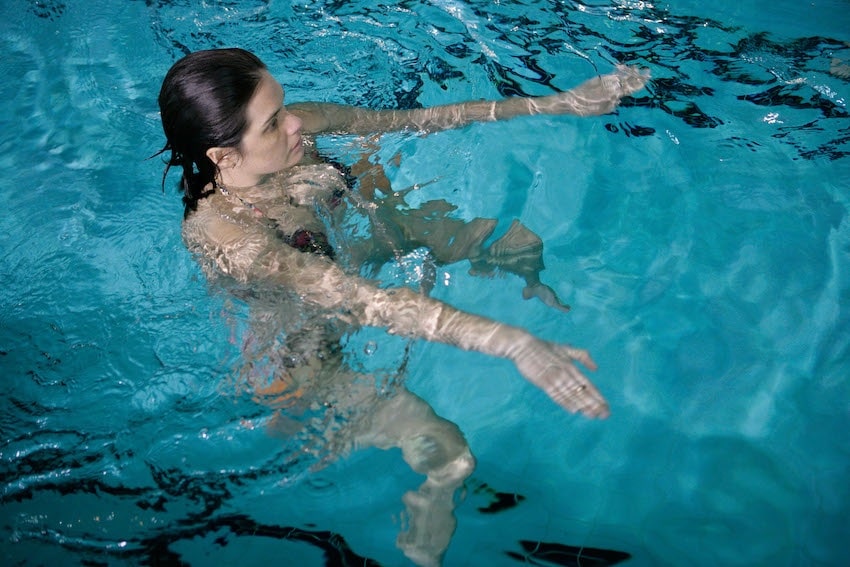 esercizi in acqua donna