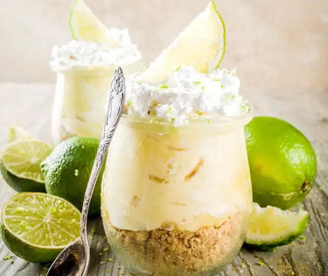 Cheesecake con ricotta e lime