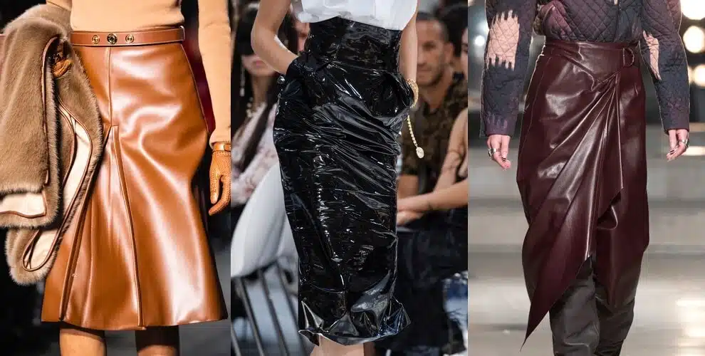 Gonne in pelle inverno 2020