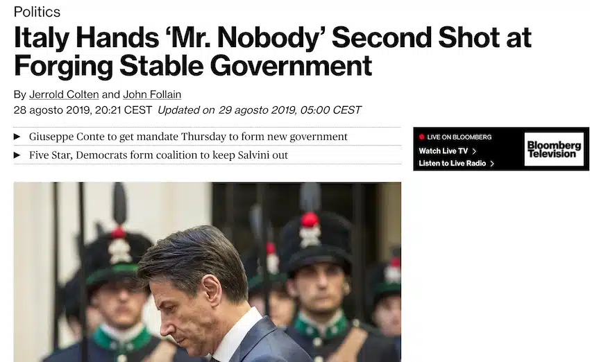 bloomberg stampa estera 29 agosto 2019