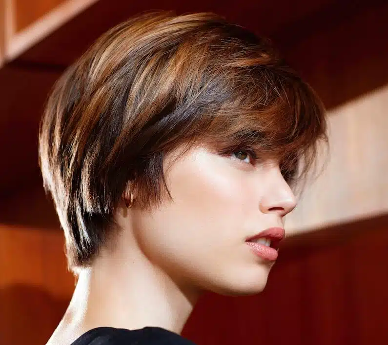 capelli corti 2019 2020-taglio colore