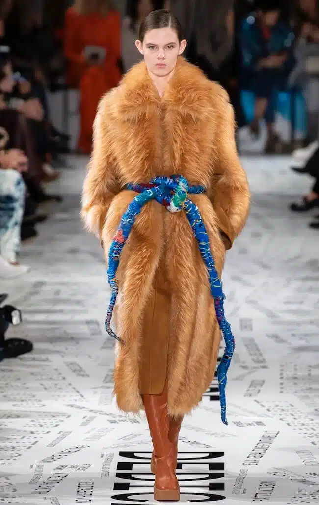 cappotto in pelliccia finta inverno 2020