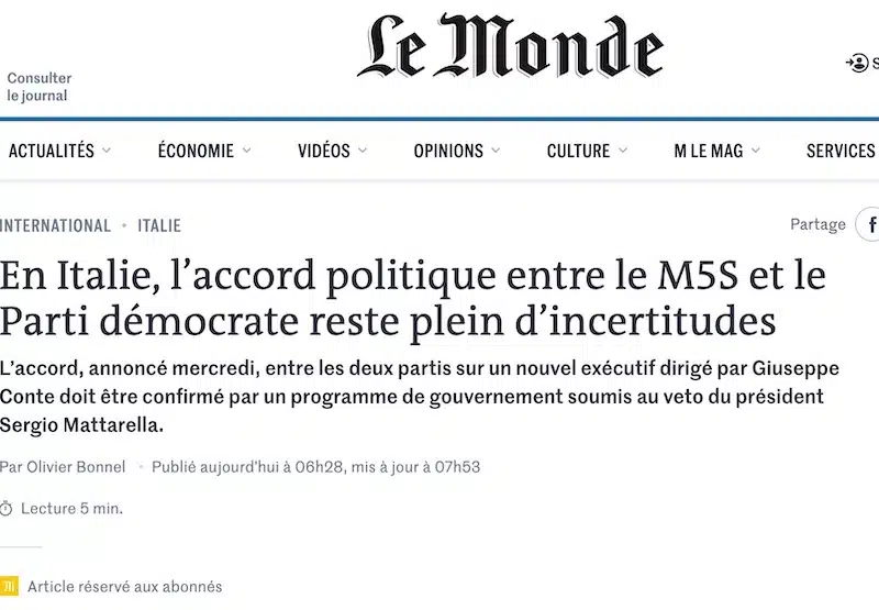 le monde ago 2019