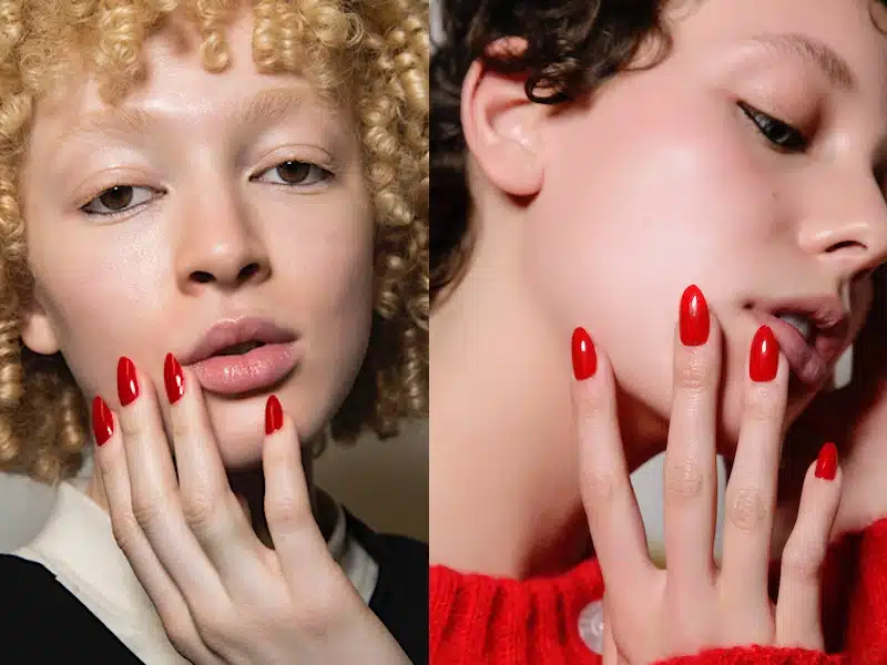 unghie rosse inverno 2019 2020