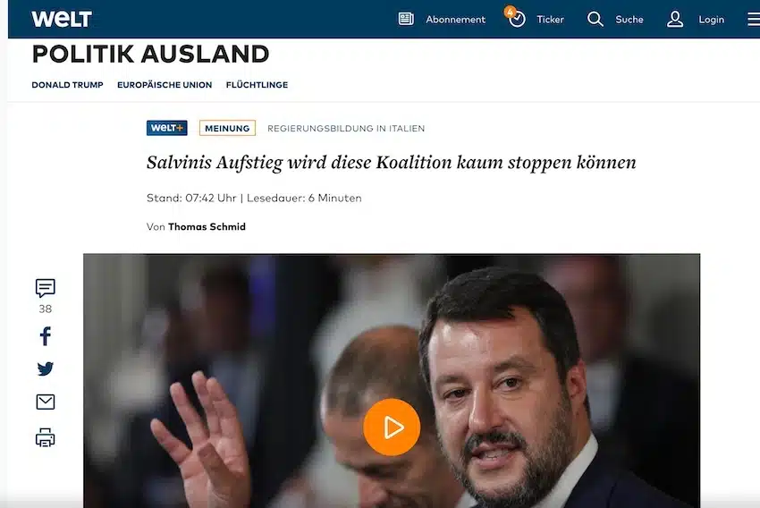welt agosto 2019