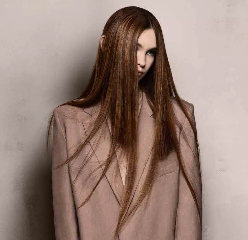 Davines capelli lunghi colore inverno 2019 2020